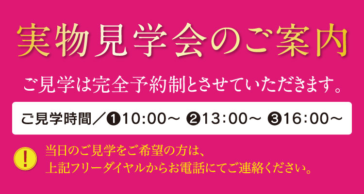 実物見学会のご案内